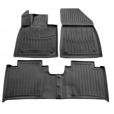 Резиновые коврики Stingray 3D (4 шт) для Zeekr 001 2021- гг