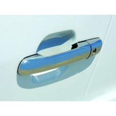 Хромированные Накладки на Ручки Дверей (4 шт, Нержавейка) OmsaLine - Итальянская Нержавейка для Volkswagen LT 1995-2006 гг