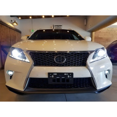 Передний бампер F-Sport (Рестайлинг) 2012-2015, без фар для Lexus RX