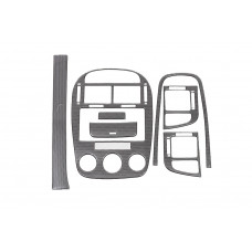 Накладки на панель 2006-2009 Карбон, Климат для Kia Cerato 1