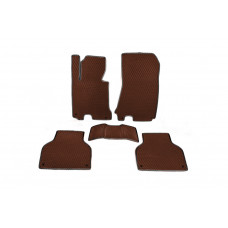Килимки (EVA, коричневі) для BMW 7 серія E-38 1994-2001 рр