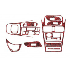 Накладки на панель приборов (03-06) Карбон для Nissan Almera N16 2000-2006 гг