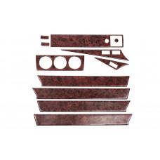 Накладки на панель приборов (11 шт.) Дерево для Mercedes W201 (190) 1982-1993 гг