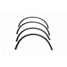 Накладки на арки SD (2009-2013, 4 шт, чорні, ABS-пластик) для Mercedes E-сlass W212 рр