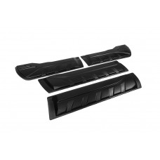 Молдинги на двери (4 шт, ABS) для Nissan Navara 2006-2015 гг