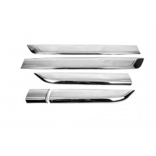 Дверные молдинги OmsaLine (5 шт, нержавейка) для Ford Custom 2013-2022 гг