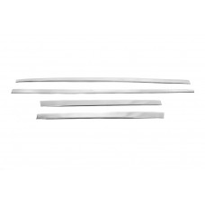 Молдинги дверные OmsaLine (4 шт., нержавейка) для Land Rover Discovery IV 2009-2017 гг