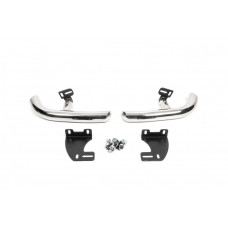 Задние уголки AK003 (2 шт., нержавейка) для Hyundai Santa Fe 2 2006-2012 гг