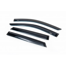 Ветровики на окна (4 шт, HIC) для Hyundai Santa Fe 3 2012-2018 гг