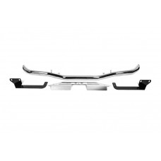 Задняя защита Libao (2 шт, нерж сталь) для Toyota Land Cruiser 90 Prado 1996-2002 гг