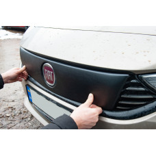 Зимняя накладка на решетку радиатора Глянцевая для Fiat Tipo 2016- гг