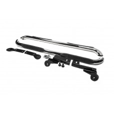 Боковые трубы для длинной базы L 169,5 см (76мм, 2 шт, нержавейка) для Toyota Rav 4 2006-2013 гг