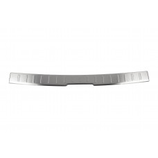 Накладка на порог багажника (матовая) OmsaLine нержавейка для Volkswagen T6 2015-2024 гг