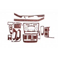 Накладки на панель Meric (Передняя часть -2025 Вставки в салон) 2006-2014, Титан для Mercedes Viano