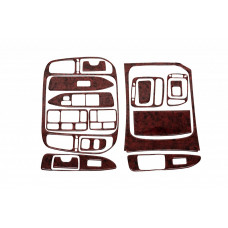 Накладки на Панель Приборов Карбон для Toyota Land Cruiser 100 1998-2007 гг