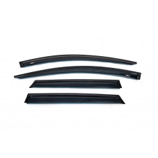 Ветровики на окна (4 шт, HIC) для Renault Kadjar 2015-2022 гг