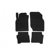 Резиновые коврики (4 шт, Polytep) для Nissan Almera N16 2000-2006 гг