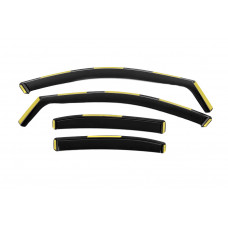 Вставные ветровики Niken Luxury (4 шт) для Mercedes C-сlass W205 2014-2021 гг