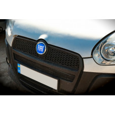 Эмблема (синяя, самоклеящаяся) 95 мм для Fiat