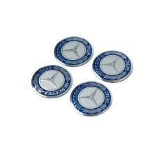 Наклейки на диски 56мм J1017 (4 шт) для Mercedes