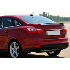 Узкая накладка из нержавейки над номером Седан (Хром) для Ford Focus III 2011-2017 гг