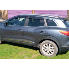 Ветровики на окна (4 шт., Sunplex Sport) для Renault Kadjar 2015-2022 гг