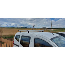 Багажник (поперечины) на штатные места Asaf V3 3 штуки, 155 см для Toyota Hilux 2015- гг