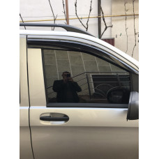 Ветровики на окна (2 шт., Sunplex Sport) для Mercedes Vito/V-class W447 2014- гг