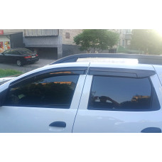 Ветровики на окна (4 шт, EuroCap) для Renault Duster 2018-2024 гг