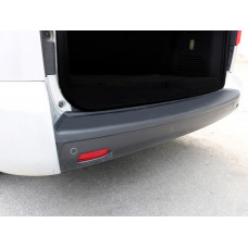 Накладка на задний бампер EuroCap (длинная база, ABS) для Opel Vivaro 2019- гг