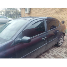 Ветровики SD (4 шт, Perflex Sport) для Renault Megane II 2004-2009 гг