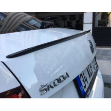 Спойлер LIP (Sunplex, черный) (115,4см *6см) для Skoda Octavia III A7 2013-2019 гг