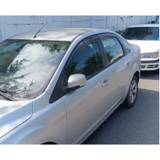 Ветровики SD/HB (4 шт., Sunplex Sport) для Ford Focus II 2008-2011 гг