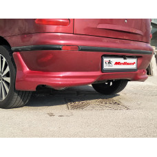 Накладка на задний бампер (Meliset, грунтованная) для Fiat Bravo 2008-2016 гг