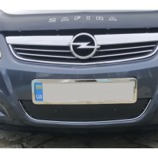 Зимняя накладка на решетку радиатора (2008-2011) Глянцевая для Opel Zafira B