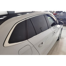 Полный комплект окантовки окон нержавейка (10 шт.) для Skoda Scala 2018- гг