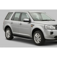 Боковые Подножки Libao (2 шт., Алюминий) для Land Rover Freelander II 2006-2014 гг