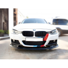 Передняя губа бампера для M-Performance (черная) для BMW 3 серия F-30/31/34 2012-2019 гг