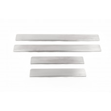 Накладки на пороги (OmsaLine) 4 Накладки на пороги для Citroen C-3 2002-2009 гг