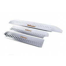 Накладки на внутренние пороги Carmos V1 нержавейка 3 шт, Carmos - турецкая сталь для Mercedes Viano 2004-2014 гг