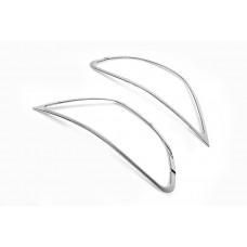 Накладки на Задние Фонари Хром (2 шт., ABS) для BMW 7 серия E65/66 2001-2008 гг