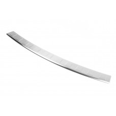 Накладка на задний бампер OmsaLine (HB, Нержавейка) для Volkswagen Polo 2010-2017 гг