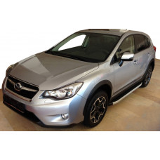 Боковые пороги Fullmond (2 шт, алюминий) для Subaru Outback 2009-2014 гг