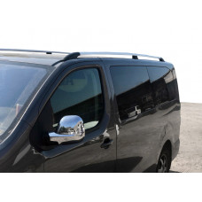 Хромированные Рейлинги Длинная база, пластиковая ножка для Opel Vivaro 2019- гг