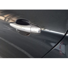 Хромированные Накладки на Ручки (4 шт., Нержавейка) Carmos - Турецкая Нержавеющая Сталь для Citroen C-4 2010-2018 гг