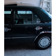 Окантовка окон (4 шт, нерж) для Mercedes E-сlass W124 1984-1997 гг