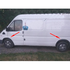 Расширители арок (4 шт, черные) для Ford Transit 1991-2000 гг
