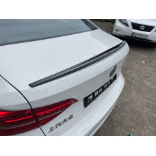 Спойлер LIP (Sunplex, чорний) (115,8см * 6,3см) для Volkswagen Lavida/e-Lavida 2019- рр
