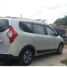 Накладки на арки (4 шт, черные) для Renault Lodgy 2013-2022 гг