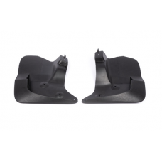 Передние брызговики (2 шт., для порогов без подсветки) для Toyota Land Cruiser 200 2007-2021 гг